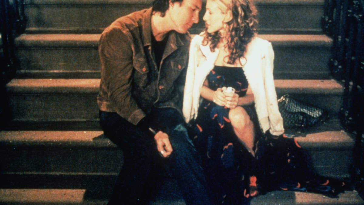 Sarah Jessica Parker and John Corbett as Aiden and Carrie