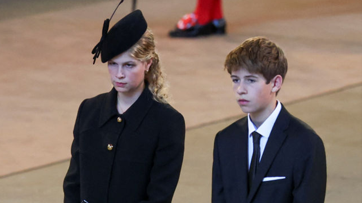 James, Viscount Severn and Lady Louise Windsor