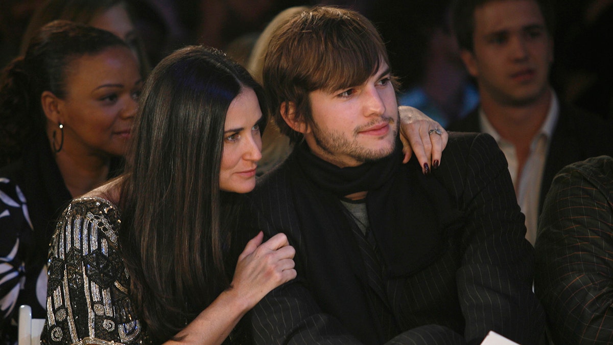 Ashton Kutcher and Demi Moore