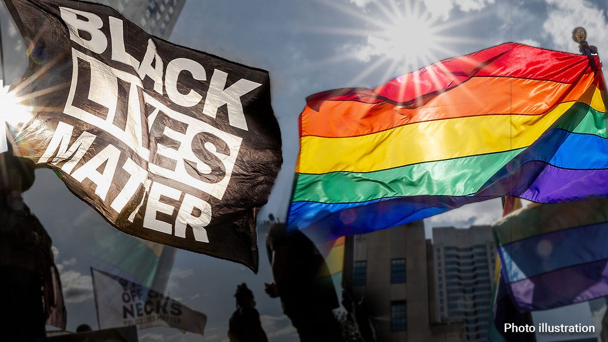 Black Lives Matter pride flag