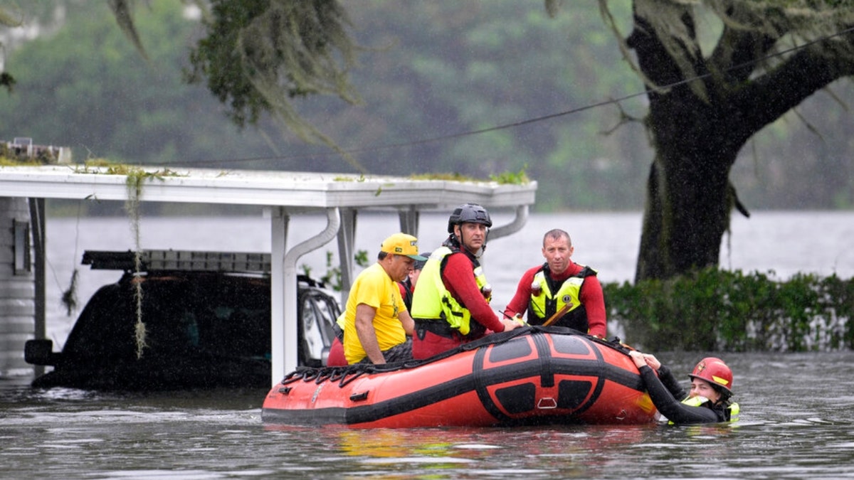 First responders with Orange County Fire Rescue 