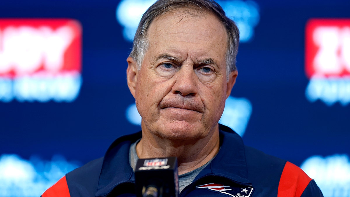Bill Belichick at a September 2022 press conferences