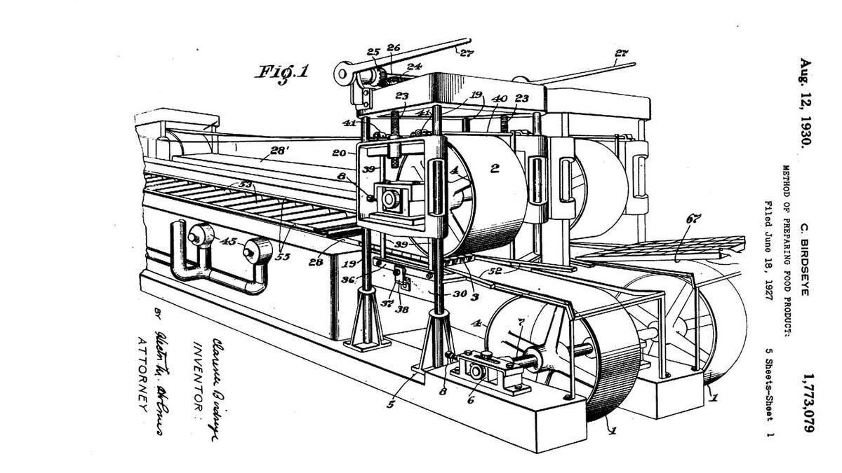 Frozen food patent