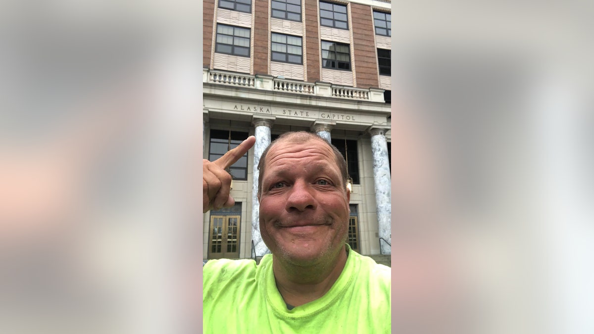 Bob Barnes at the Alaska state capitol