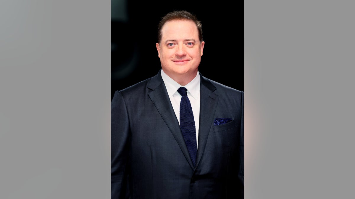 Brendan Fraser wears sharp suit