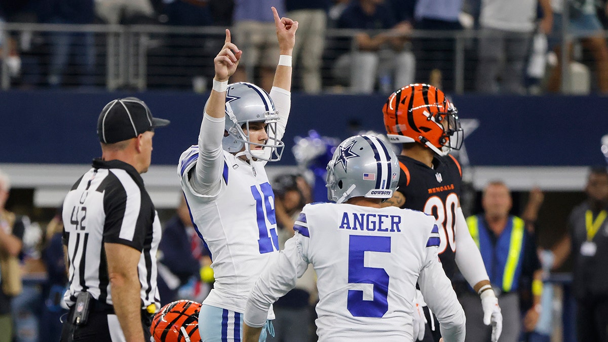 Brett Maher kicks the game-winner