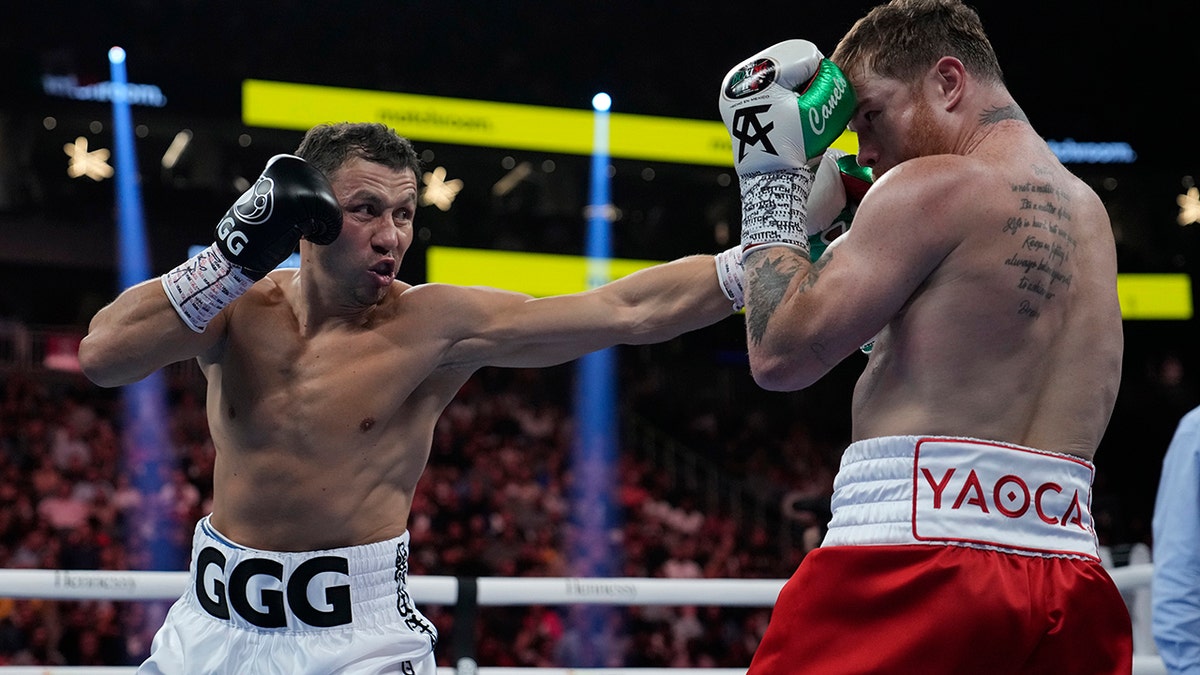 Gennady Golovkin fires a punch