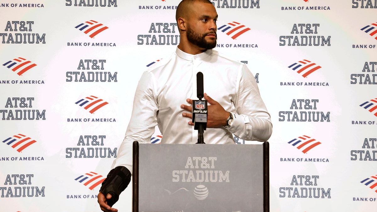 Dak Prescott at his press conference