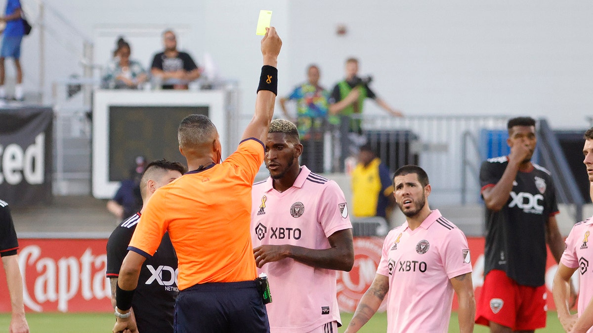A yellow card issue in Inter Miami's match