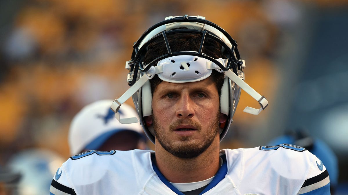 Sunday Night Football on NBC - 14 years ago, Dan Orlovsky ran out