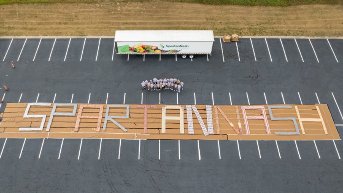 The world's longest word made of packaged food