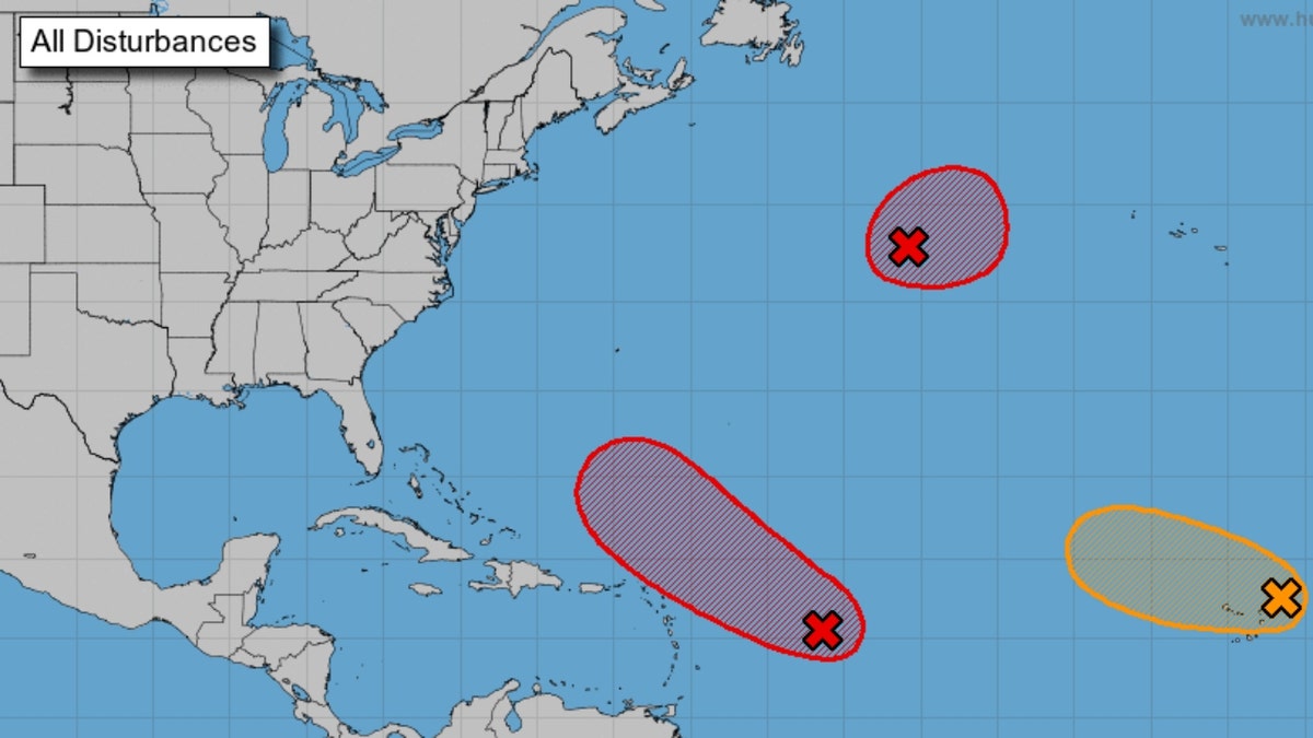 Atlantic disturbances