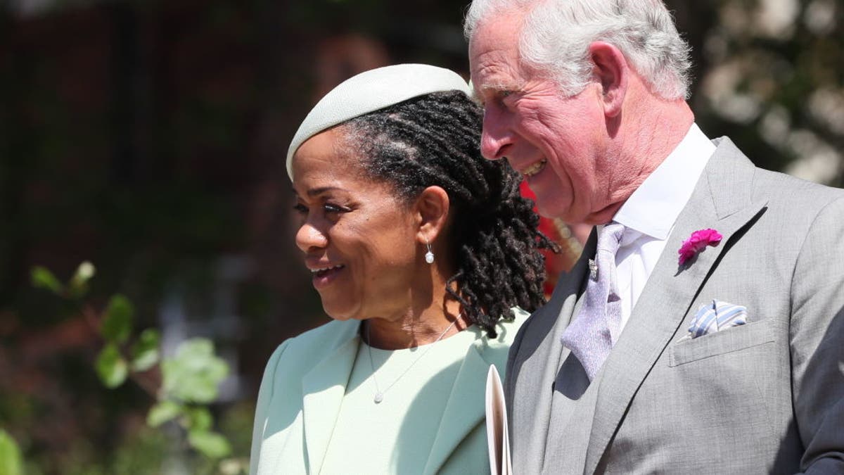 Charles accompanies Meghan Markle's mother at her wedding to Prince Harry