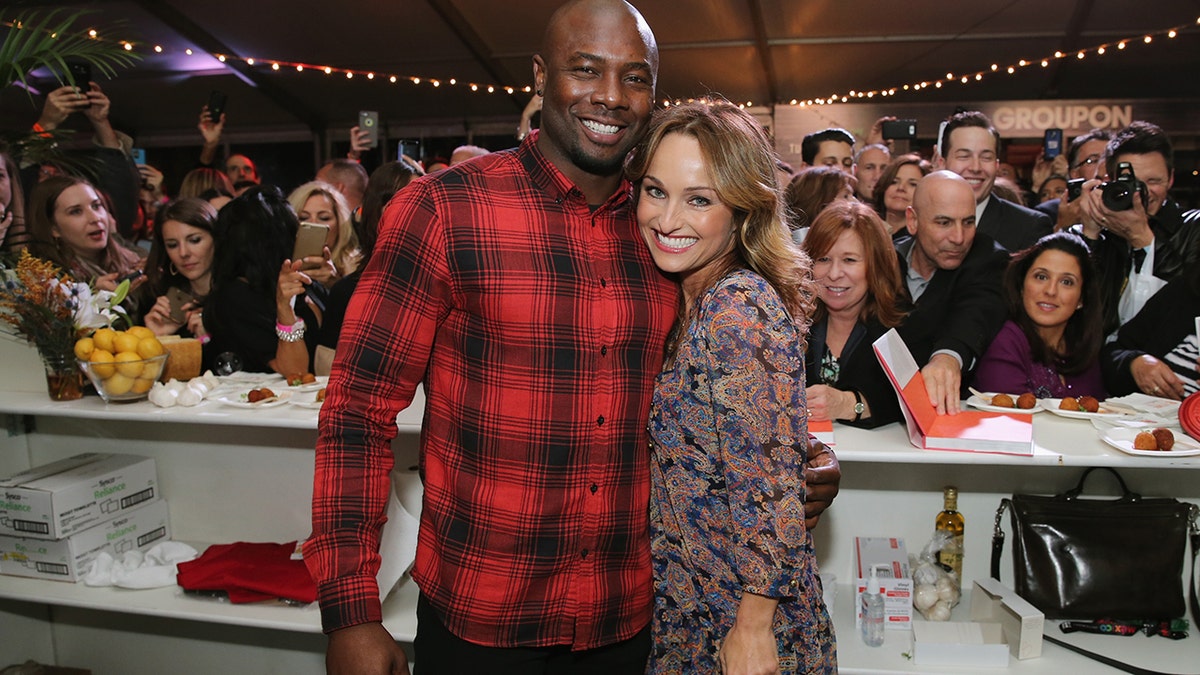 Eddie Jackson and Giada De Laurentiis