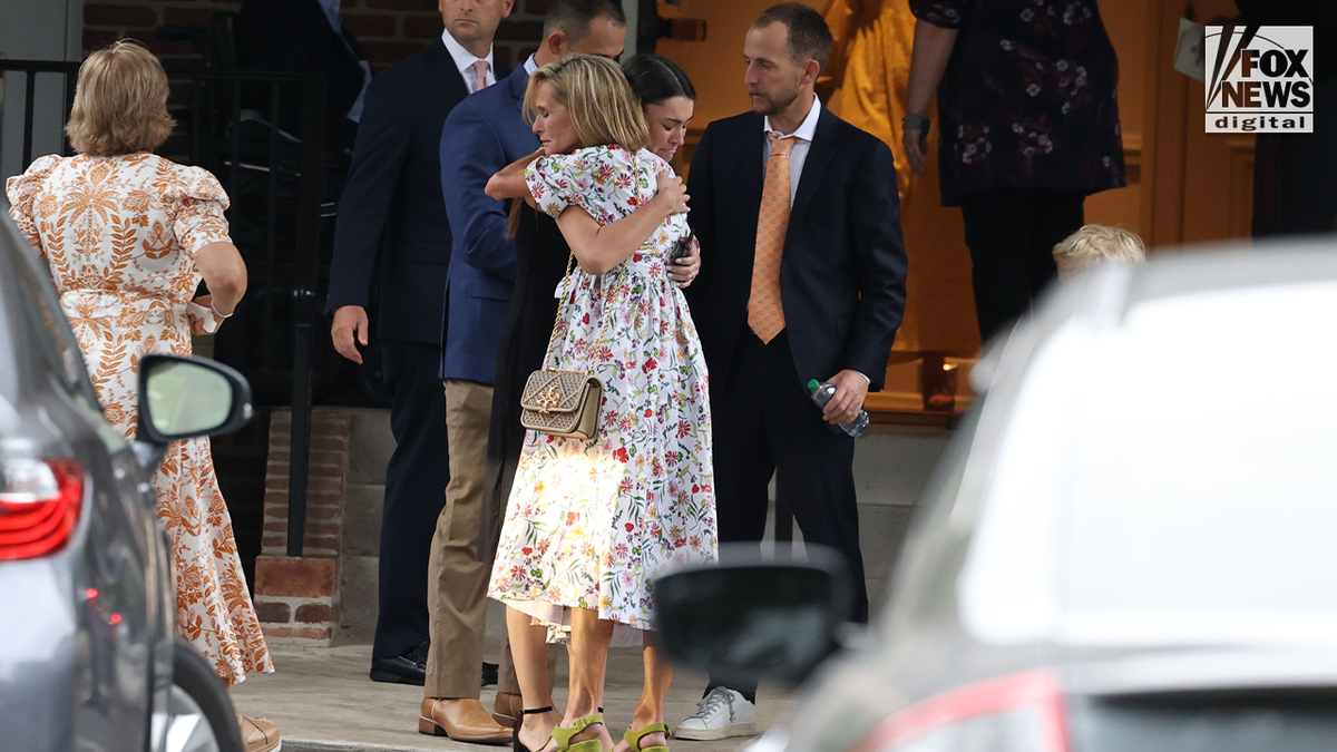 eliza fletcher's mother and mourners