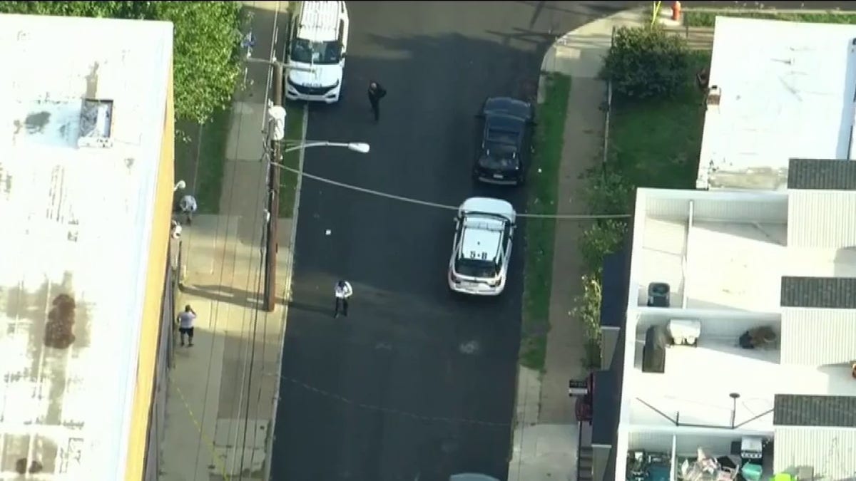 Philadelphia shooting aerial