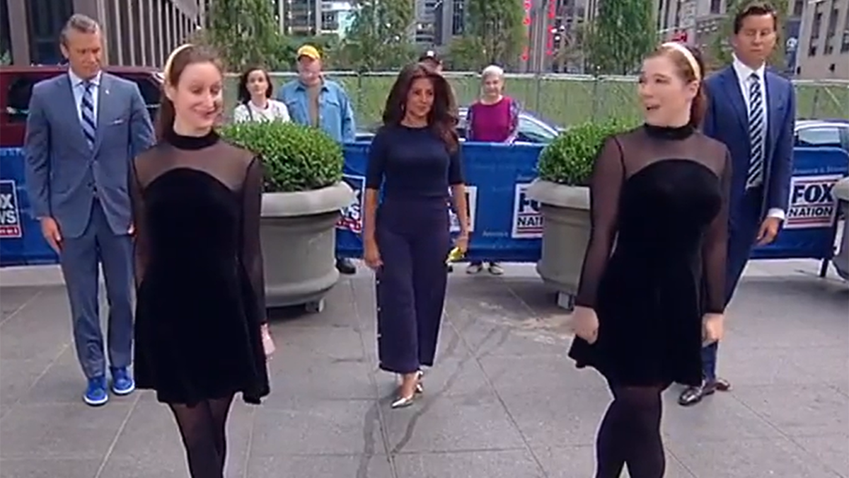 Irish step dancing on "Fox and Friends Weekend"