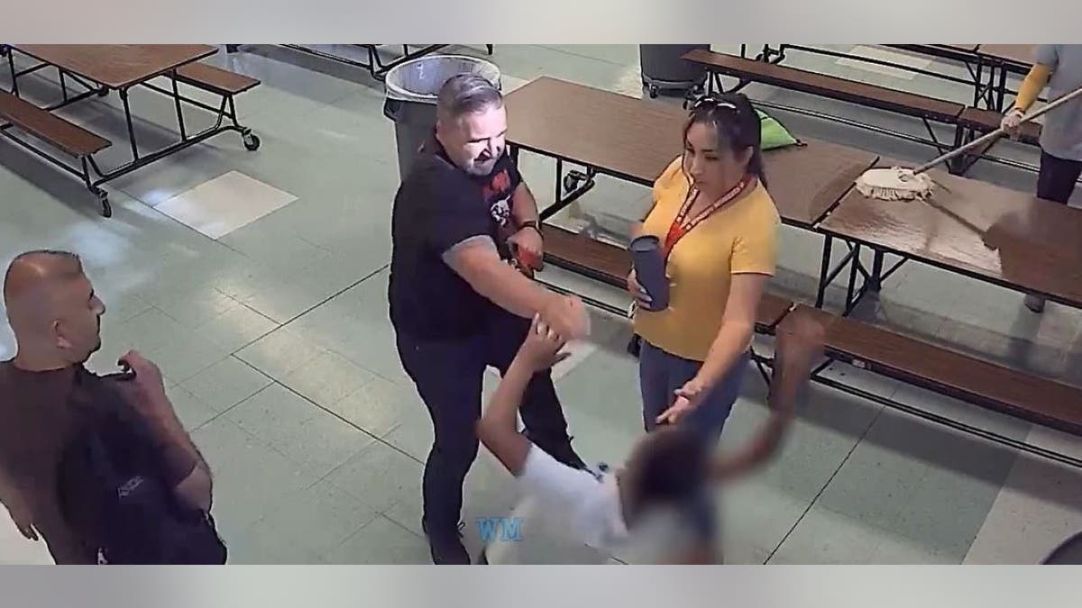 Former Principal Brian Vollhardt is facing charges after being seen pushing a special needs child