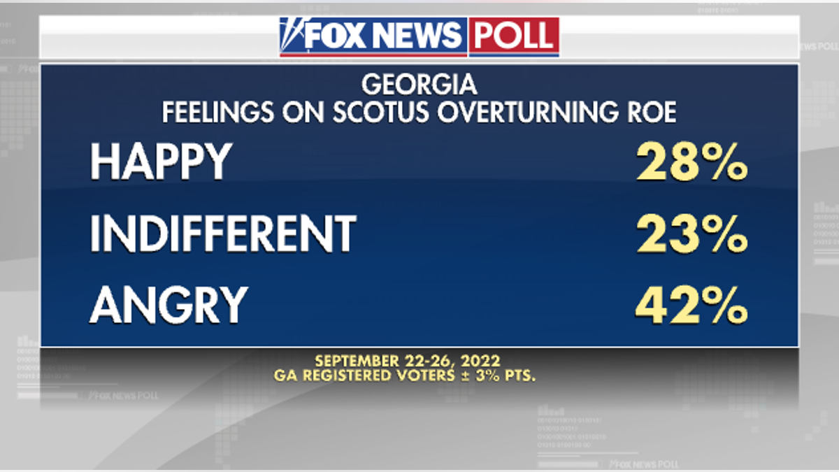 Georgia Roe V Wade Opinion - Fox News Poll