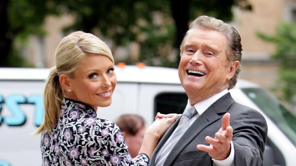 Kelly Ripa and Regis Philib in early years
