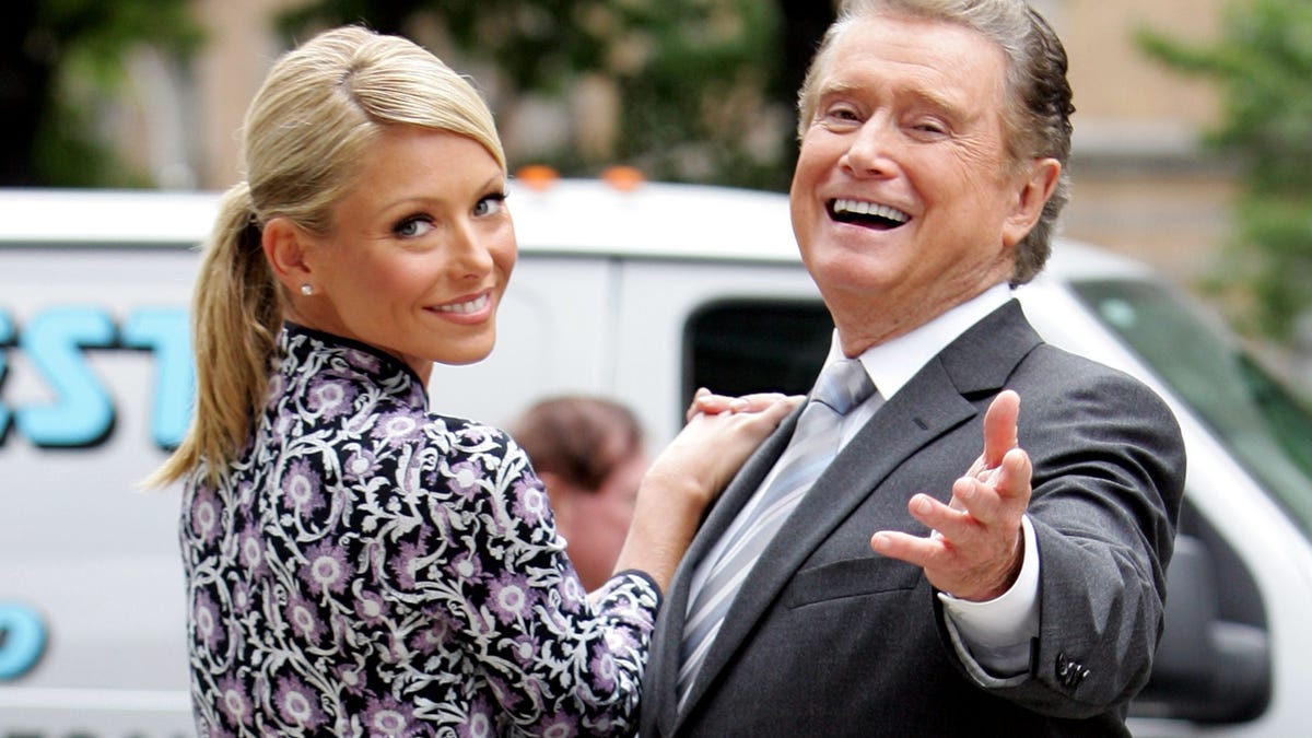 Kelly Ripa and Regis Philibin early