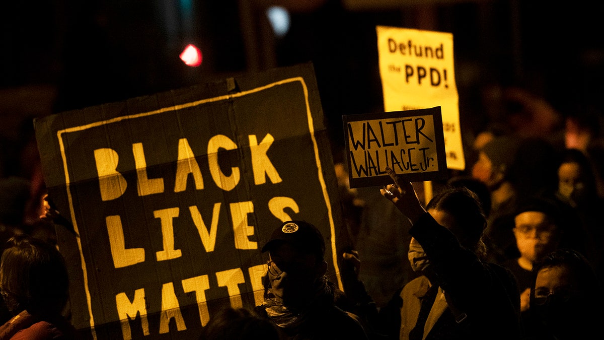 Defund the police protest in Philadelphia