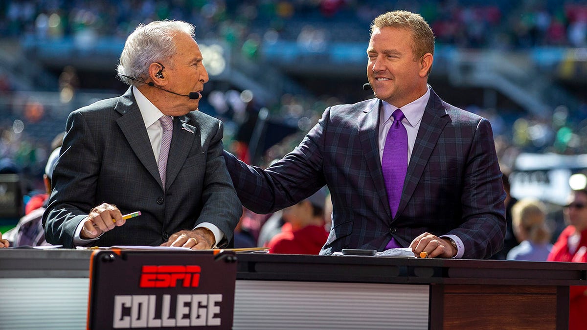 Lee Corso and Kirk Herbstreit on College GameDay