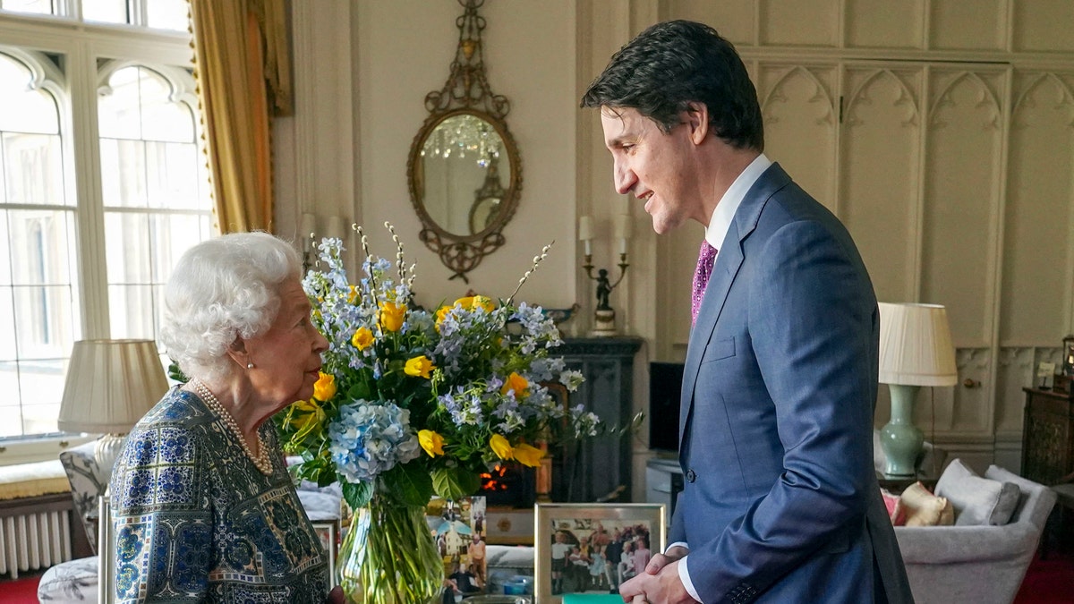 The Queen and Justin Trudeau