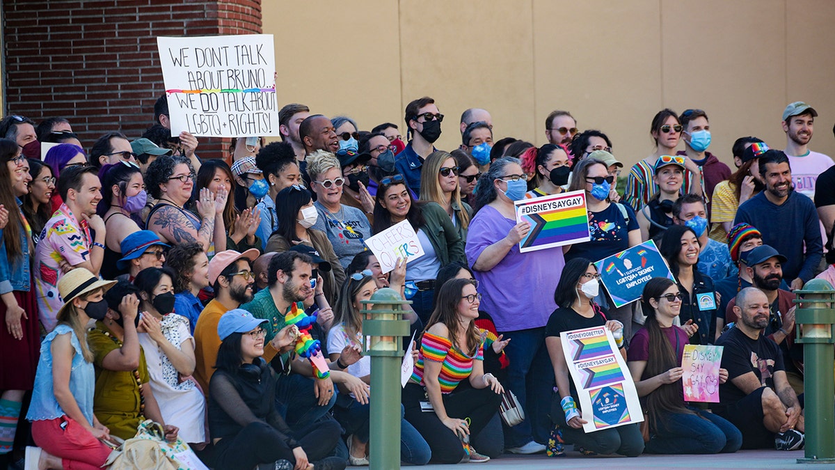 Disney 'Don't Say Gay' protesters
