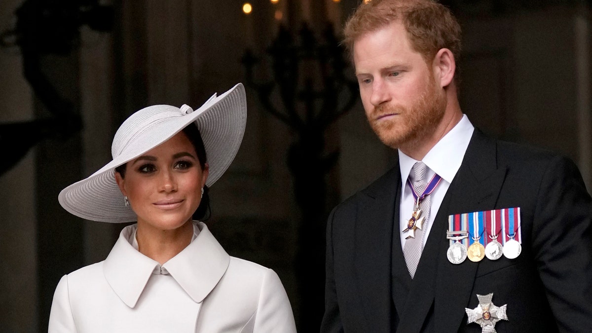 Harry and Meghan at the Platinum Jubilee