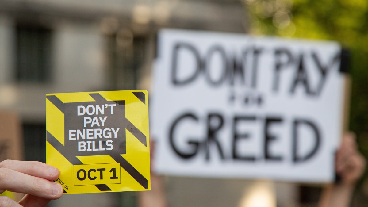 UK, Energy costs, protests