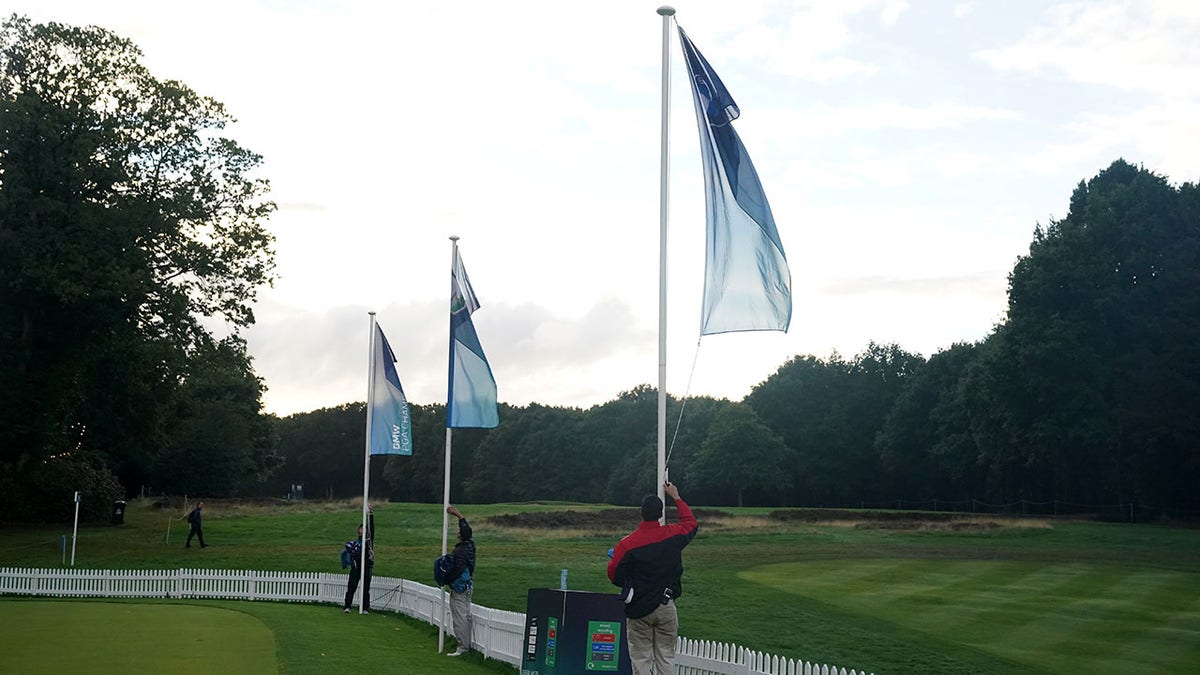 BMW PGA Championship removes flags