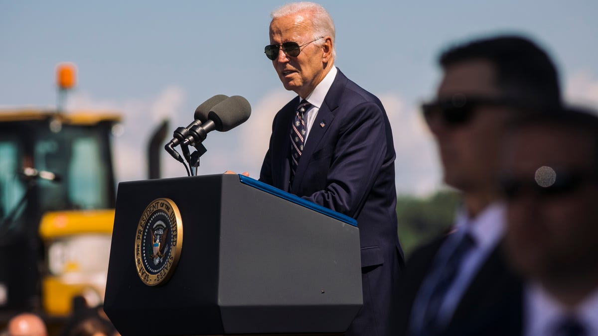 President Joe Biden Intel plant