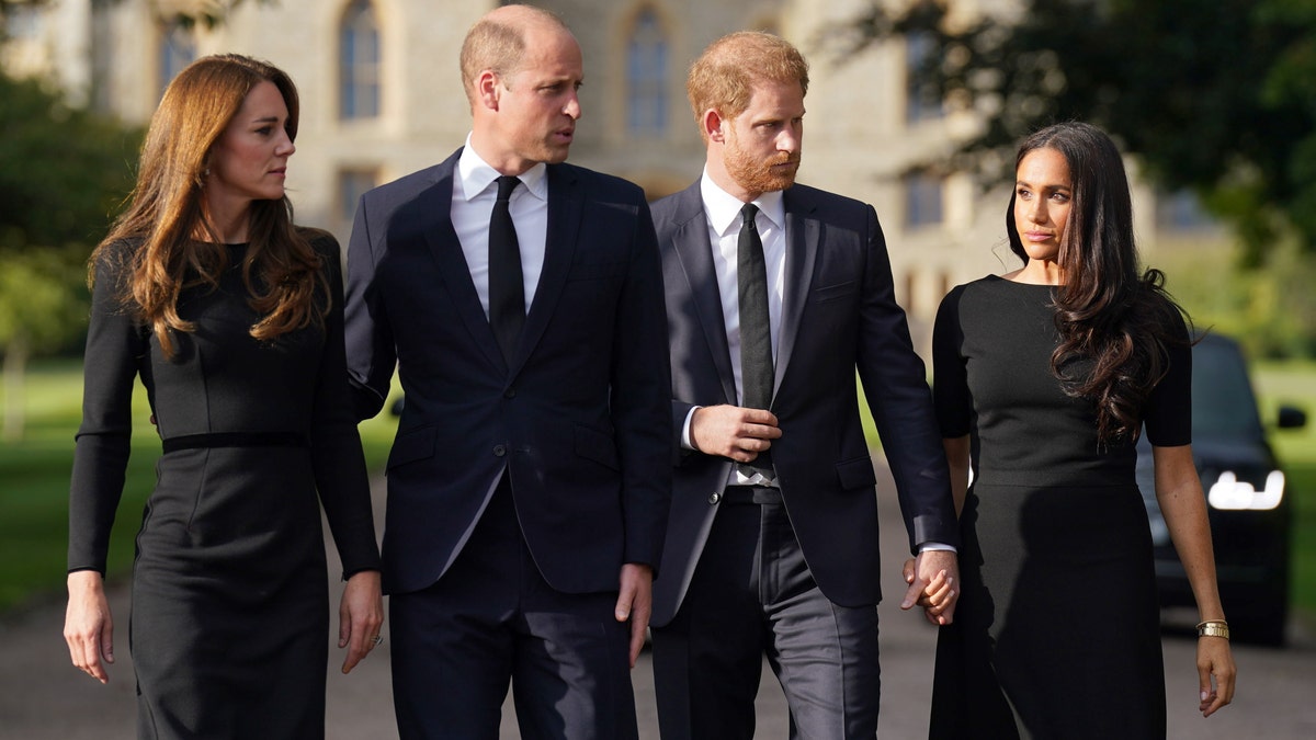 Prince William, Princess Kate, Prince Harry and Meghan Markle