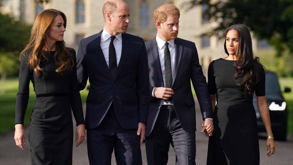 Prince William, Princess Kate, Prince Harry and Meghan Markle