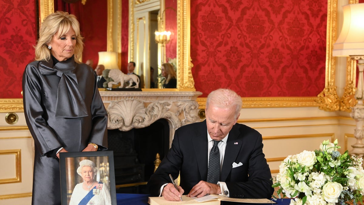 President Biden signs book of condolences