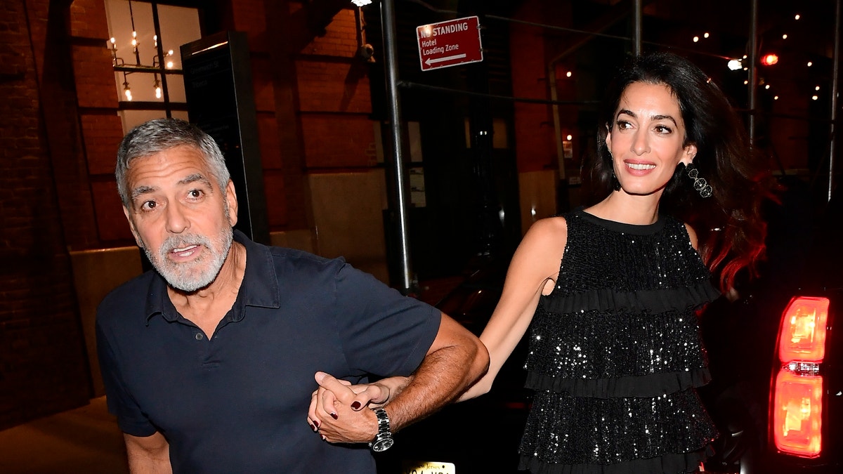 George and Amal in NYC