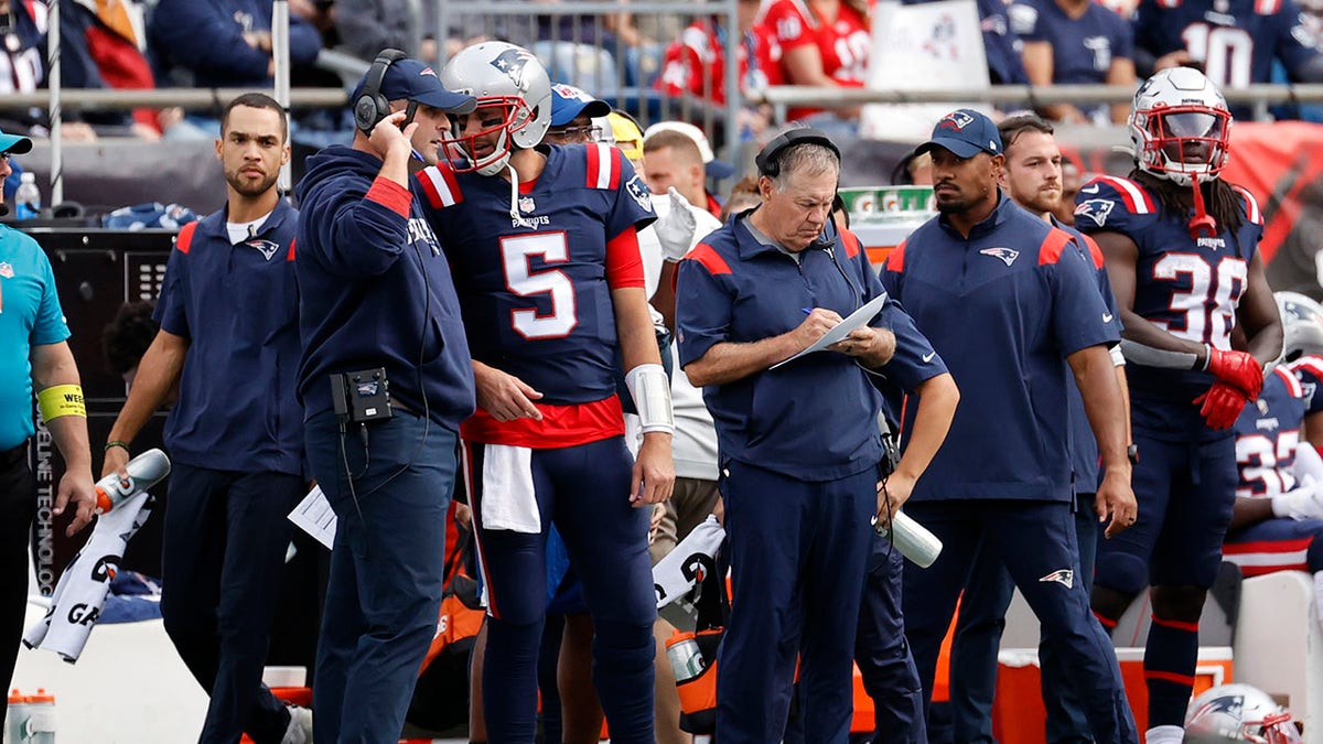 Brian Hoyer on the sidelines