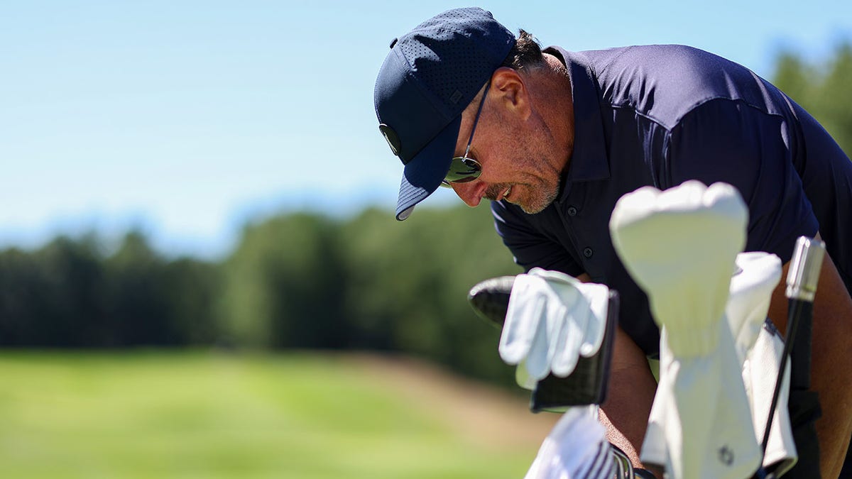 Phil Mickelson at the LIV Golf Invitational Boston