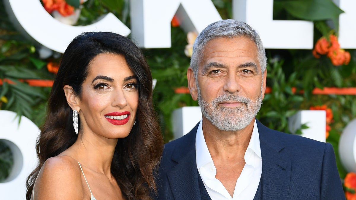 Amal and George Clooney in London