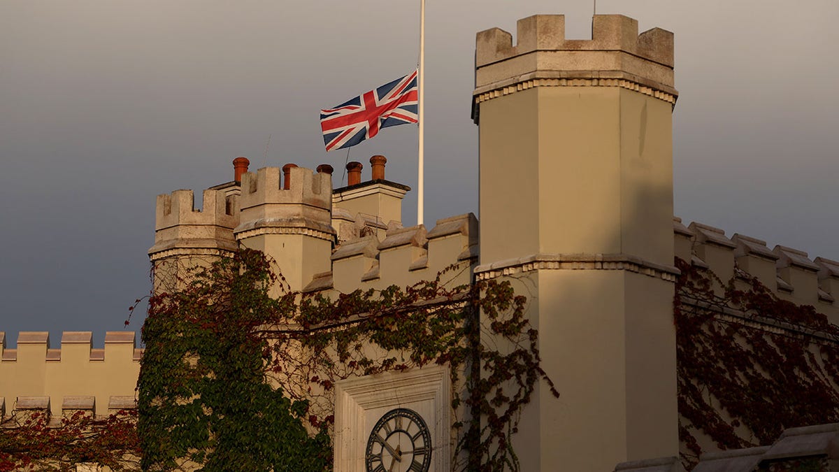 Flags are lowered at Wentworth