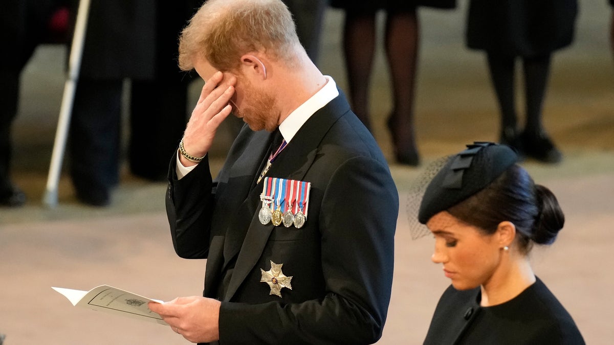 Prince Harry crying