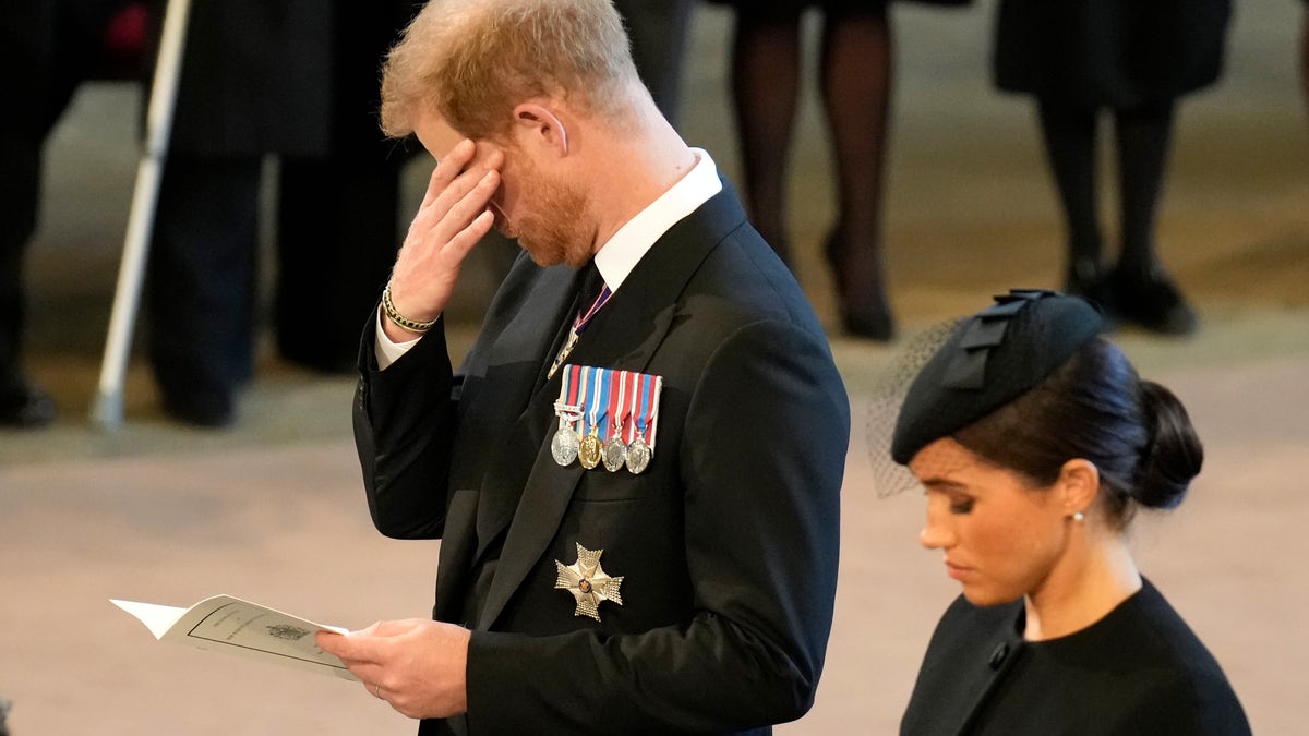 Prince Harry crying