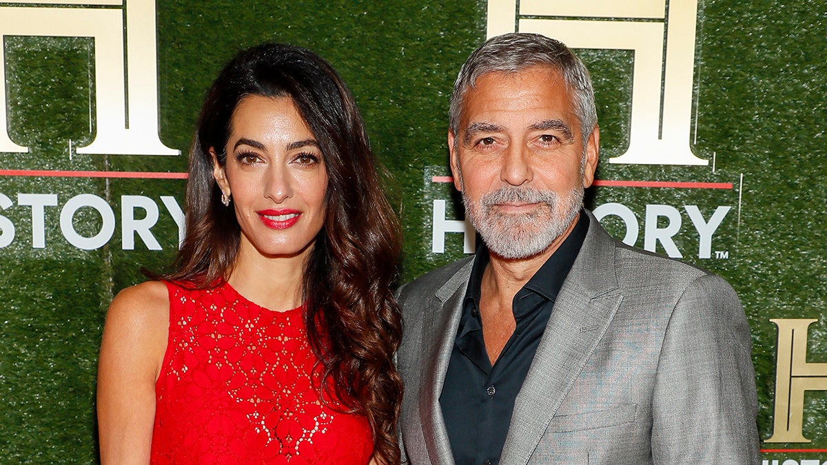 Amal and George Clooney in Washington D.C.