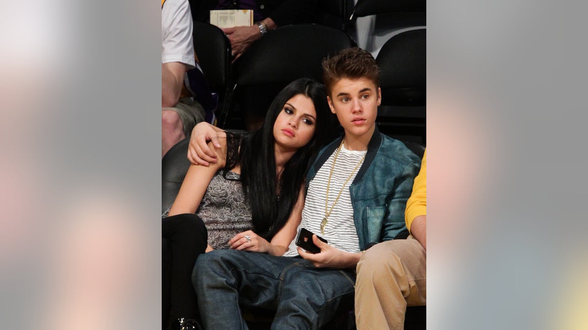 Selena Gomez and Justin Bieber in 2012
