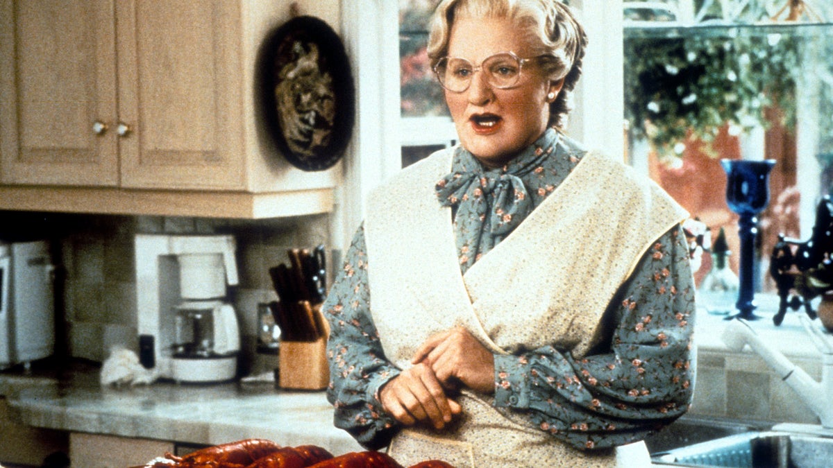 Robin Williams as Mrs. Doubtfire