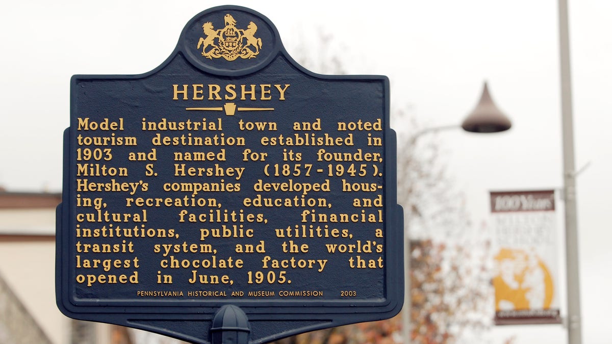 Sign from Hershey, Penn.