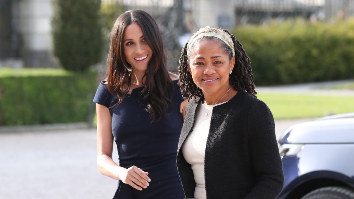 Meghan Markle and Doria Ragland