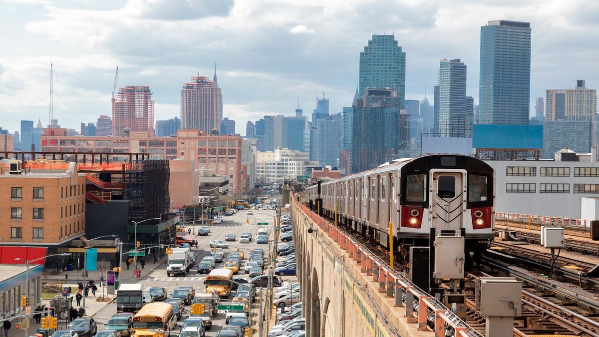 Subway in Queens, New York City.