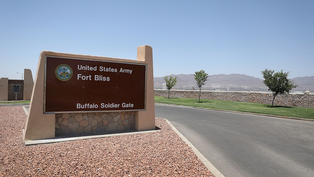 Fort Bliss sign